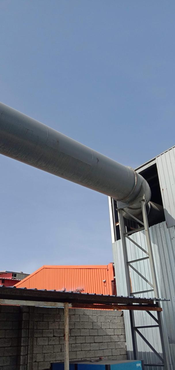 Industrial power plant ductwork