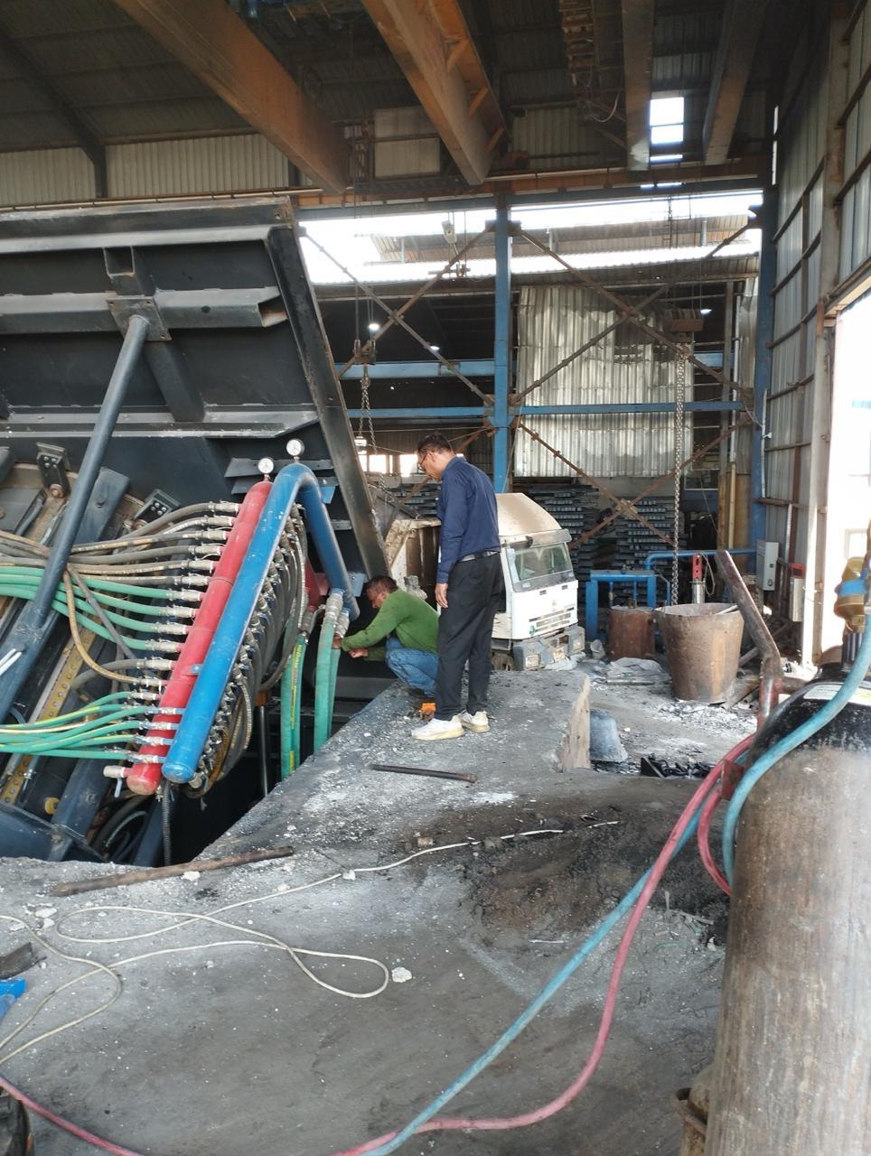 Cost Killer engineers inspecting steel plant equipment