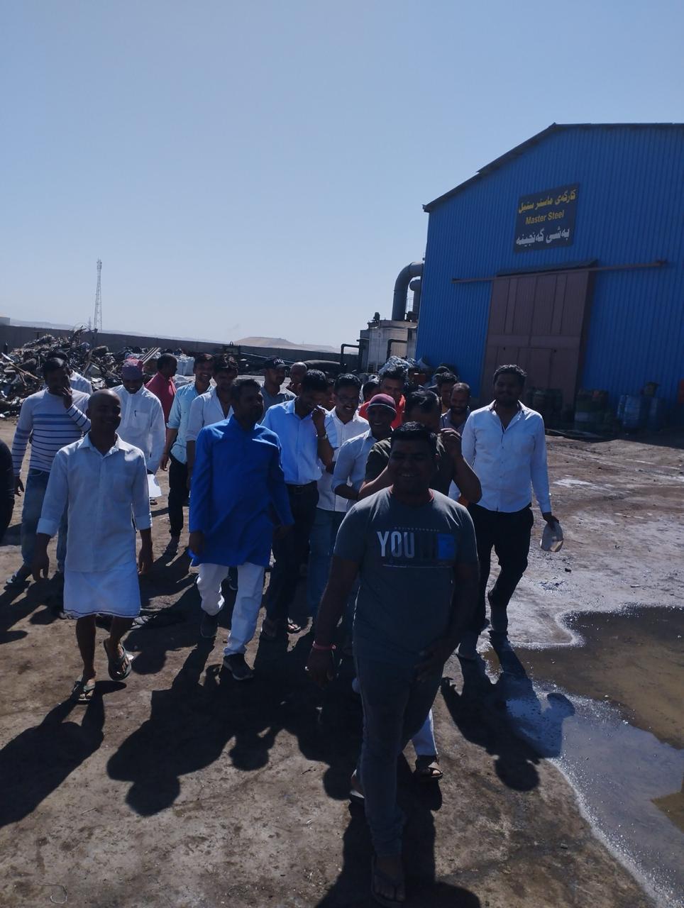 Cost Killer team at Master Steel plant in Iraq