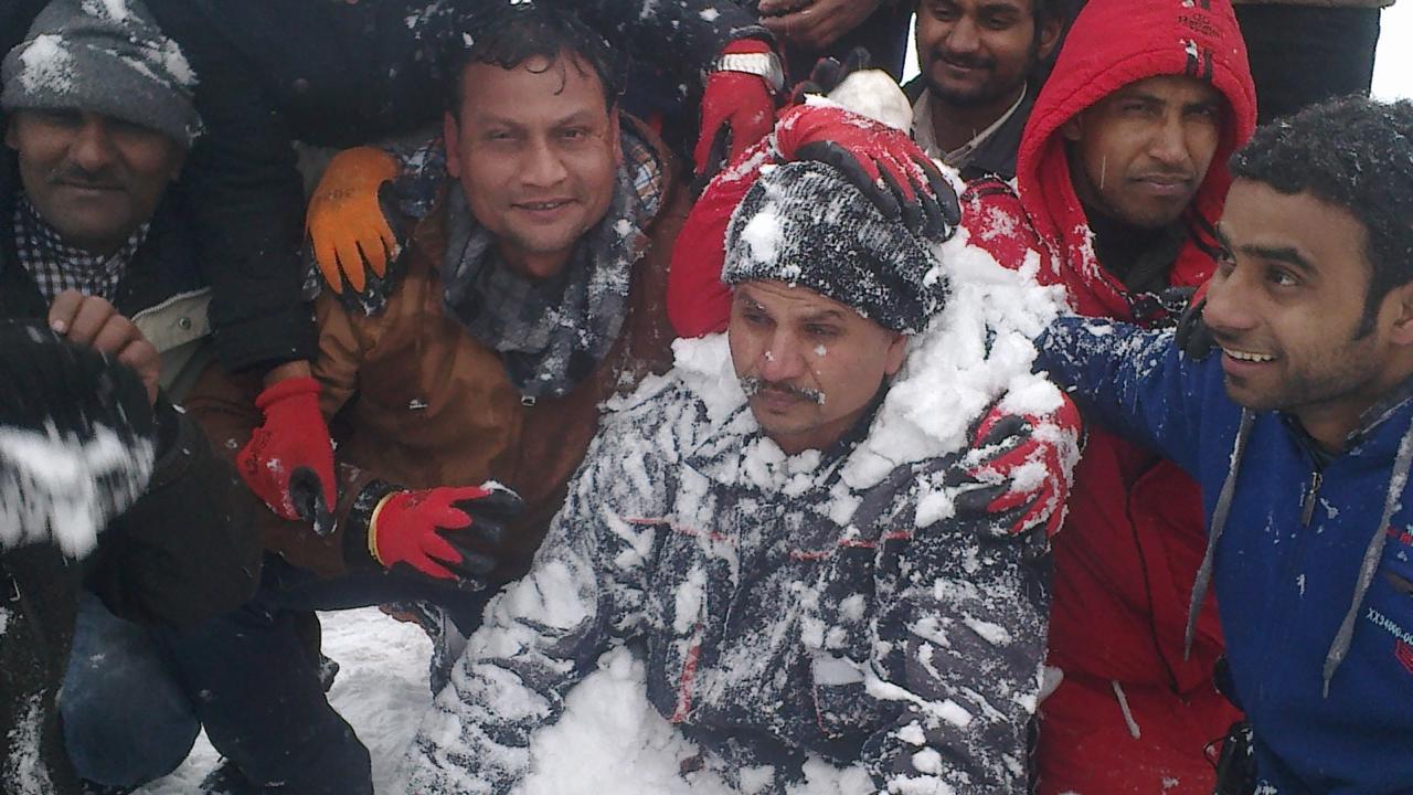 Cost Killer team in Iraqi mountains during winter